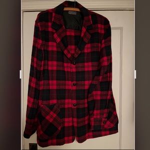 Vintage Pendleton Wool Jacket buffalo plaid